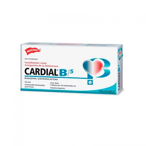 Cardial B 5 Mg 20 Tabletas - Hollidays Cardial B 5 Mg 20 Tabletas - Hollidays